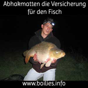 Abhakmatten die Versicherung für den Fisch