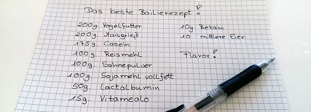 Boilie Rezept