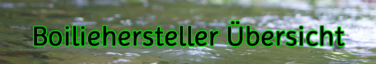 Boiliehersteller Übersicht