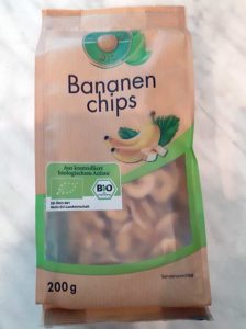 Frucht Mehl aus Bananen Chips machen